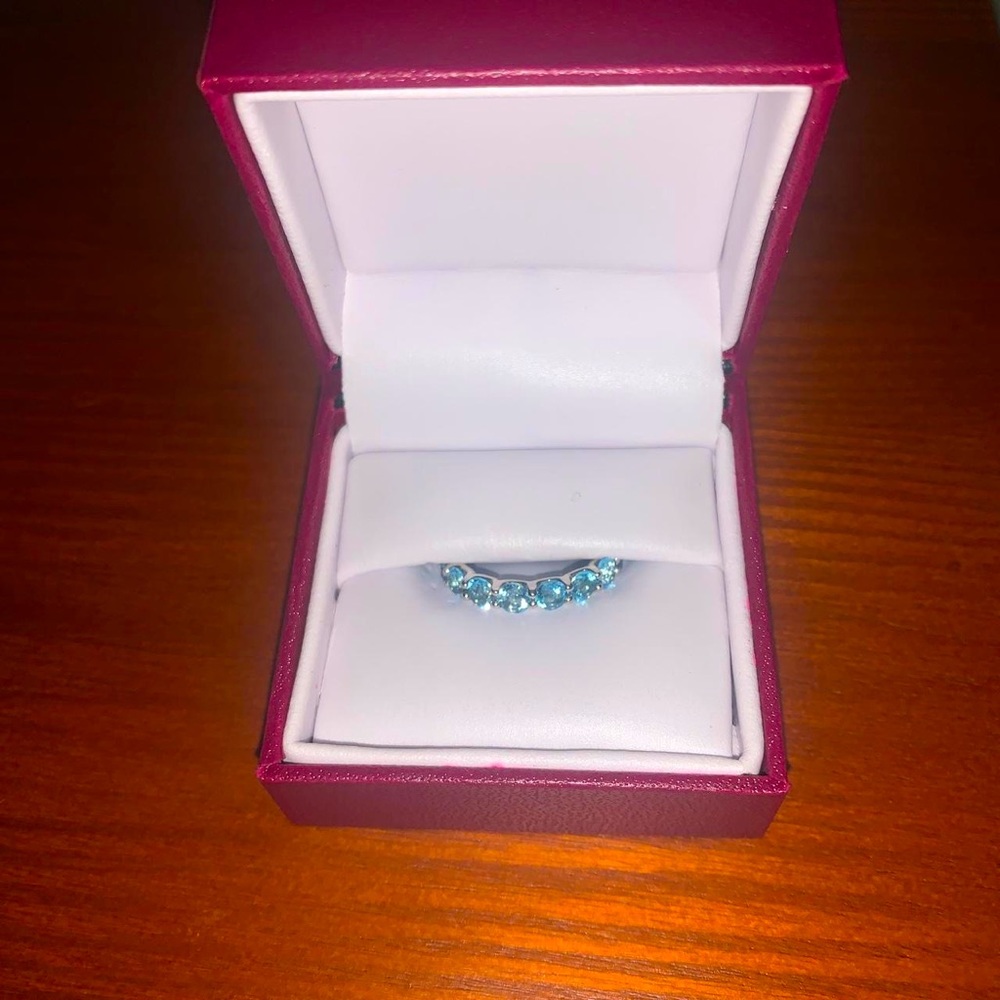 Topaz Eternity Ring (Size 7)